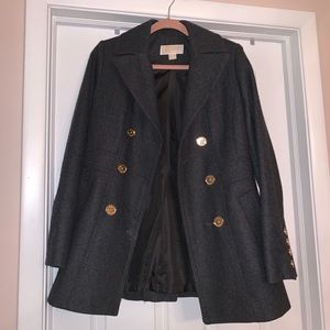 Gray Michael Kors pea coat